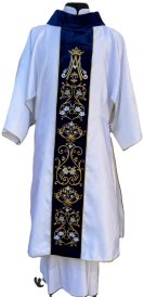 Dalmática Mariana veludo